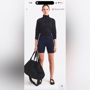 NikeSKIMS Bonded Waist 5” Biker Short - Obsidian